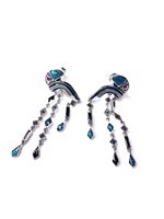 Orecchini Imperial Donna in Argento Rubino 214E9237-01 - 214E9237-01